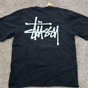 Stussy Black Graphic T-Shirt